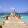 St. Vincent & The Genedines--Palm Island dock--What a view!